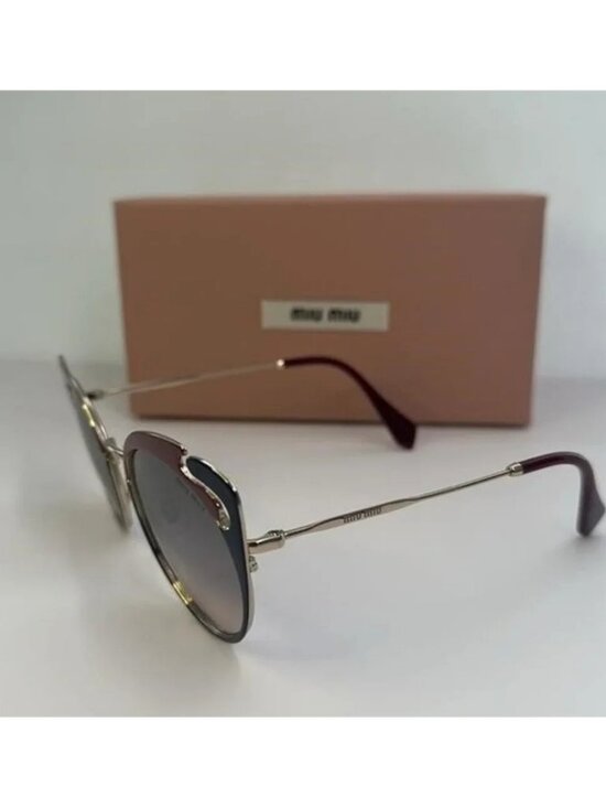 New Authentic Miu Miu MU 57TS HB5GR0* 3N Metal Women Noir sunglasses main image 9